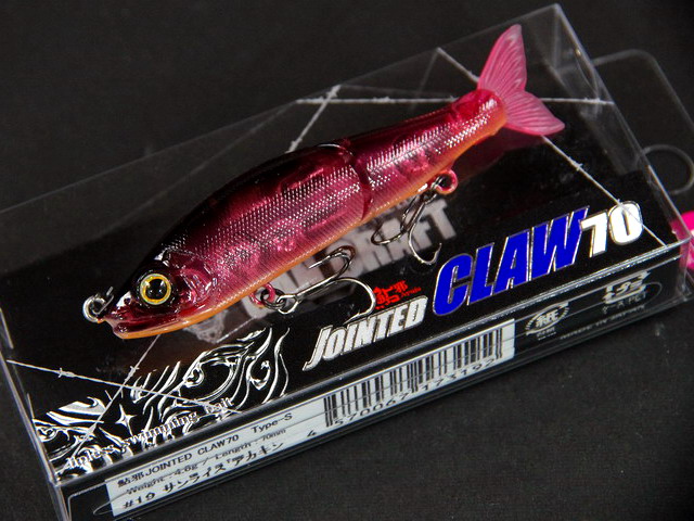 ガンクラフト ジョイクロ70 ベイトリールセット売り ガンクラフト ジョインテッドクロー70 (JOINTED CLAW70) 【シーバス