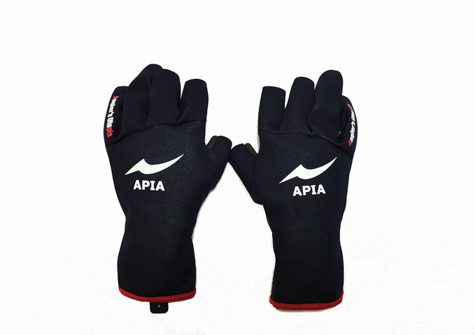 アピア APIA WATER PROOF GLOVE(アピアウォータープルーフグローブ) ブラック L アピア APIA WATER PROOF GLOVE(アピアウォータープルーフグローブ
