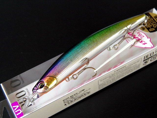 ビーチウォーカー　135MD ２点セット　UV グローカラー デュオ（DUO） ビーチウォーカー 135MD 135mm/28g 【シーバス