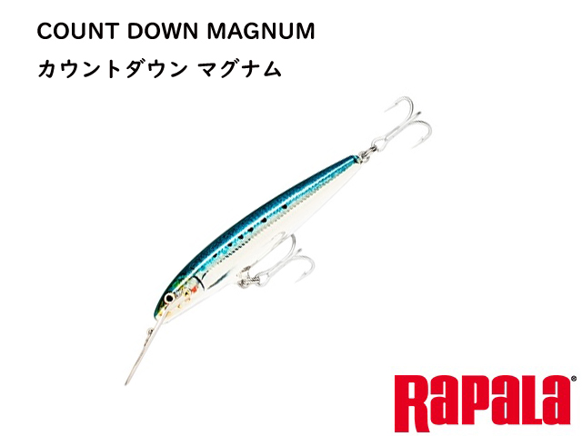 【匿名配送】RAPALA  ラパラ  カウントダウン　シンキングマグナム Amazon.co.jp: Rapala(ラパラ) ミノー カウントダウン マグナム