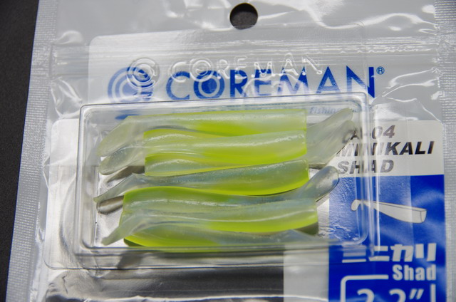 コアマン CA-04 ミニカリシャッド NEW パッケージ 【シーバスルアー