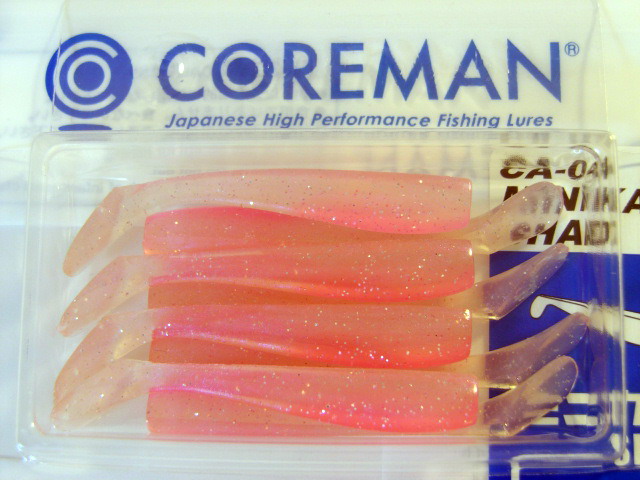 コアマン CA-04 ミニカリシャッド NEW パッケージ 【シーバスルアー