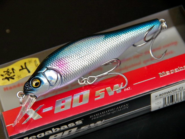 メガバス(Megabass) X-80SW (SP-C) 80.5mm/11g 【シーバスルアー専門店 キングフィッシャー】 メガバス(Megabass) X-80SW (SP-C) 80.5mm/11g 【シーバスルアー専門店 キングフィッシャー】