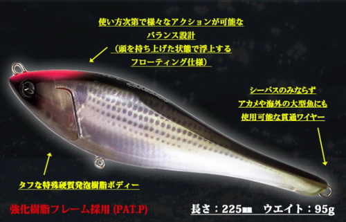 ボルデMAX Borde シーバス アカメ 怪魚