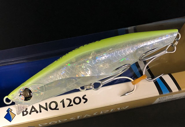 POPSEACREW バンク120S 120mm/46g (BANQ120S)【シーバスルアー