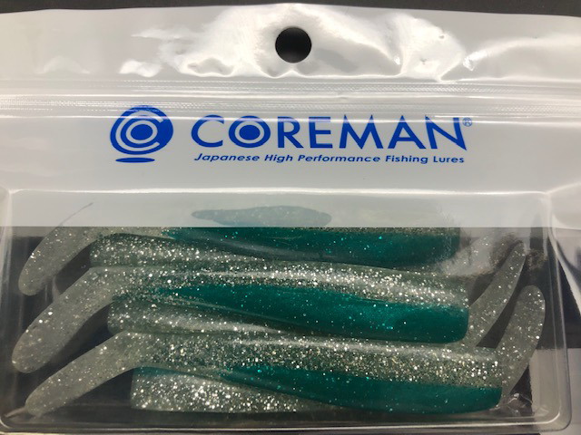 コアマン デカカリシャッド 3.5インチ - Stay Blue