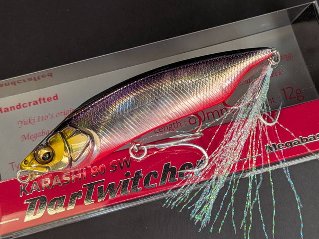 マジェスティックマスターバースト オーバーラッシュ PSA 10 韓国 メガバス（Megabass） カラシ80SW 80mm/18g【シーバスルアー専門店