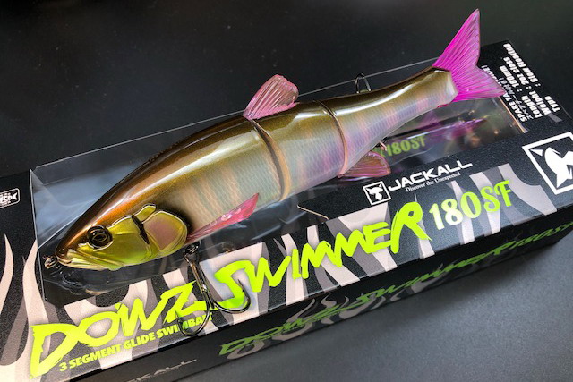 ジャッカル ダウズスイマー180SF (JACKALL DOWZ SWIMMER 180SF) 【シーバスルアー専門店 キングフィッシャー】