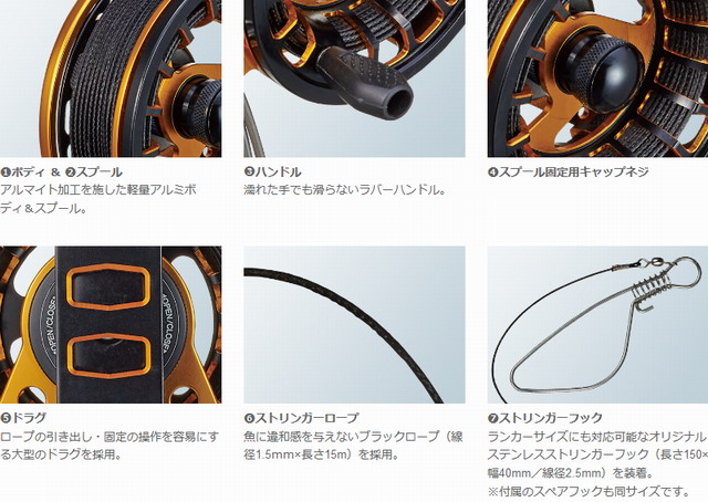 ゴールデンミーン GMリールストリンガーII 【シーバスルアー専門