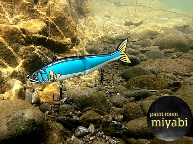 ガンクラフト（GAN CRAFT）×PAINTROOM MIYABI ジョインテッドクロー178F 2D PAINT 178mm/2oz(約56.6g)
