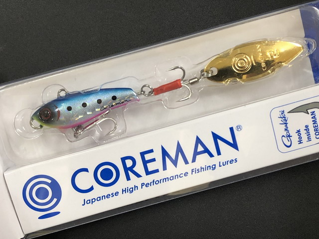 海外ブランド  PB-13 コアマン（COREMAN） パワーブレード 【シーバス 95mm/13g ルアー・フライ