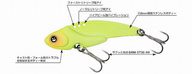 ニコデザイン ニコバイブ15g 【シーバスルアー専門店 キング