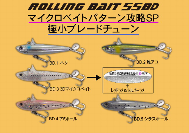 ローリングベイト55ブレードチューン