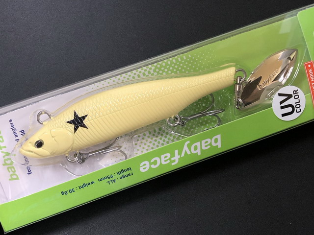 定番の中古商品 ベビーフェイス（babyface） 【シーバスルアー 95mm/30g SM95-S 絵画/タペストリー