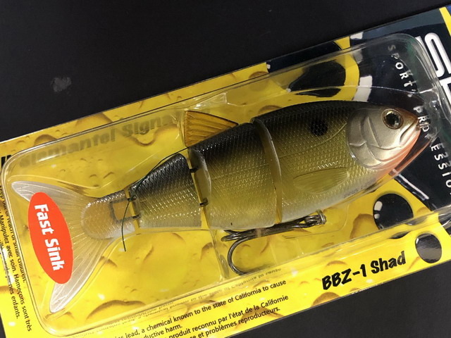 スプロ（SPRO） スイムベイト BBZ-1 SHAD 110mm/約28g 【シーバス