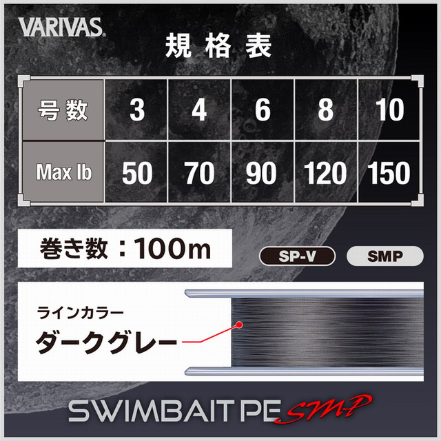 スイムベイトPE SMP X8
