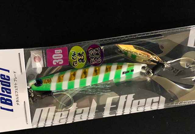ジャクソン メタルエフェクトブレード30g 有頂天 【シーバス